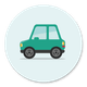 Sluitzegel auto groen