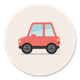 Sluitzegel auto roze