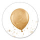 Sluitzegel ballon goud
