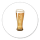 Sluitzegel biertje goud