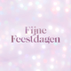 Bokeh lila fijne feestdagen