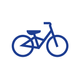 Fietsje donker blauw