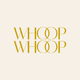 Klassieke typografie whoop goud