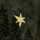 Kerstbomen en ster groen