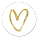 Sluitzegel hart goud glitter