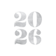 Zilveren 2026 schaduw