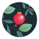 Sluitzegel kerstbal takken