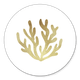 Sluitzegel koraal goud
