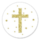 Sluitzegel kruis goud
