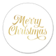Sluitzegel Merry Christmas goud
