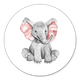Sluitzegel olifant verf roze
