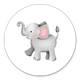 Sluitzegel olifant roze wangen