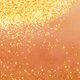 Oranje kerst glitters
