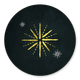 Sluitzegel sneeuwvlokje goud krijt