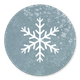 Sluitzegel sneeuwvlokje