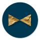 Sluitzegel strikje goud