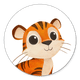 Sluitzegel tijgertje cute