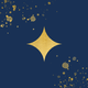 Twinkle blauw goud