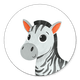 Sluitzegel zebra cute