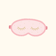 Slaapmasker roze