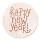 Nieuwjaar roze Happy New Year koper