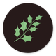 Sluitzegel kersttakje groen