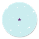 Kerst sterretje gin blauw