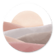 Geboorte landschap roze tinten