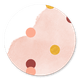 Uitnodiging confetti roze en goud
