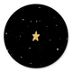Kerst zwart goud sterretje