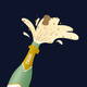 Champagnefles groen