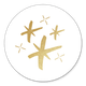 Kerst - sterren goud