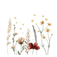 Sluitzegel veldbloemen