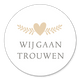 Wij gaan trouwen - Hartje met takje