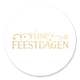 Fijne feestdagen sierlijk