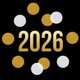 2026 - confetti zwart