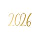 2026 - goud op wit