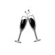 20665 sluitzegel champagneglazen