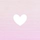 Houten hartje pink wash
