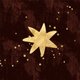 Geboorte - abstract ster goud