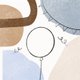 Kinderfeestje abstract blauw