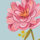 Floral_ blue