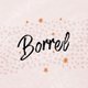 Borrel roze met sterren