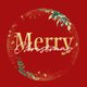 Merry Christmas Red and White
