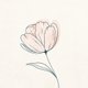 Sluitzegel met vintage bloem