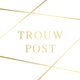 Geo lijnen goud - Trouwpost