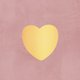 Sluitzegel roze met goud hart