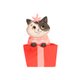 Sluitzegel Kat Kerstcadeau