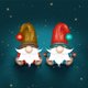 Kerst - kabouters met muts