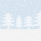 Kerst - kerstboompjes wit-sneeuw
